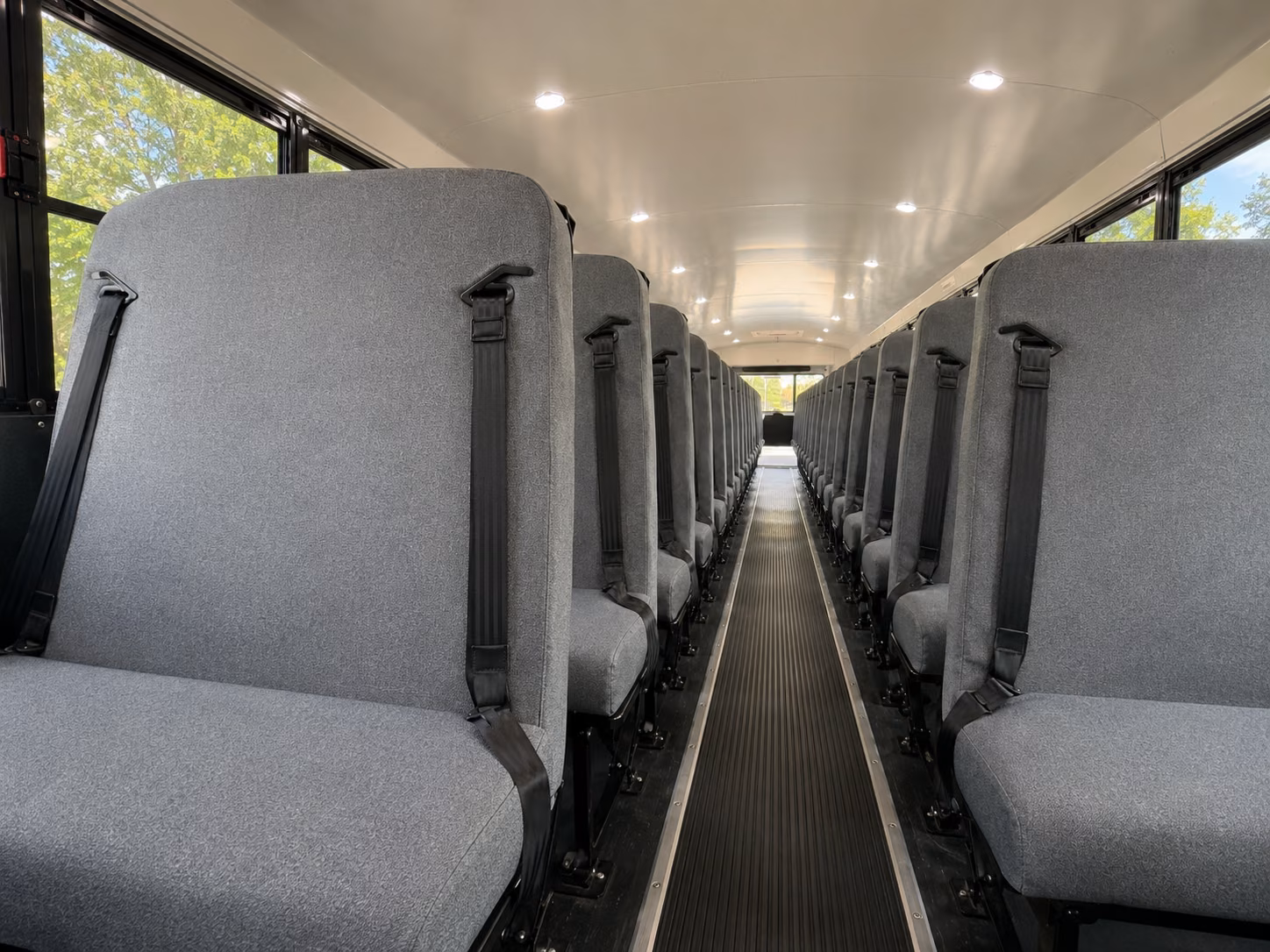 school bus interior