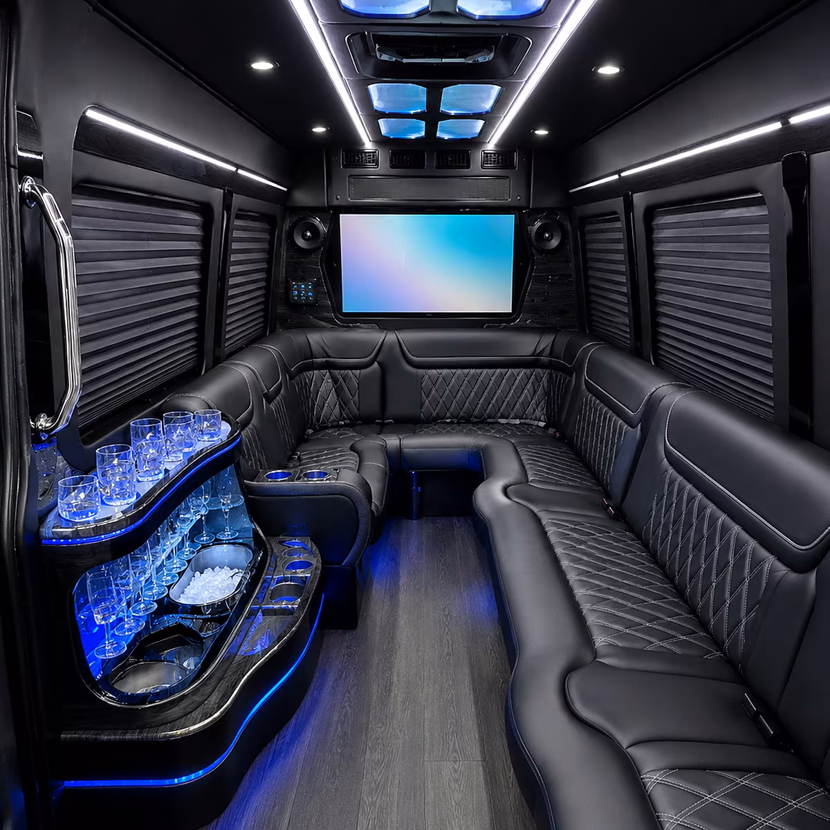 st paul party bus rentals inside